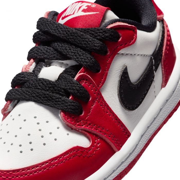 Pre-School Jordan 1 Retro Low OG Chicago Varsity Red/Black-Summit White