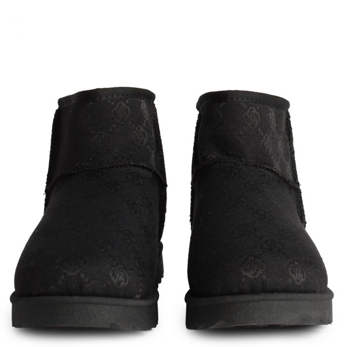  Melon-03 Ankle Bootie  Black