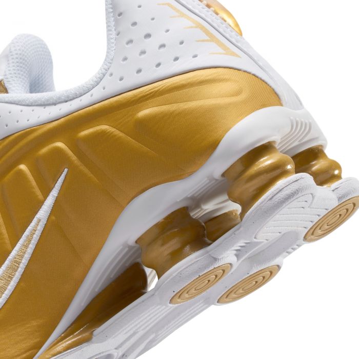 Grade-School Shox R4 Metallic Gold/Metallic Gold-White