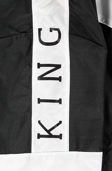 Leyton Windrunner Jacket Black All Black/ White