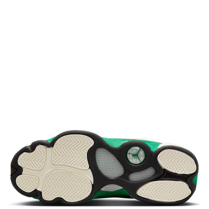 Grade-School AIR JORDAN 13 RETRO SAIL/BLACK-PINE GREEN