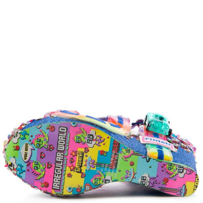 Spaghetti Junction Wedges Rainbow