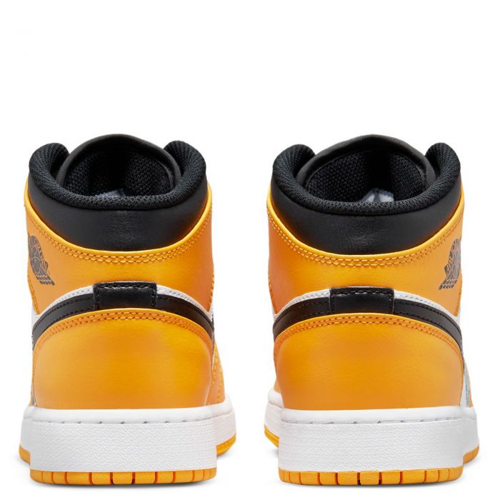 (GS) Jordan 1 Mid Taxi/Black-White