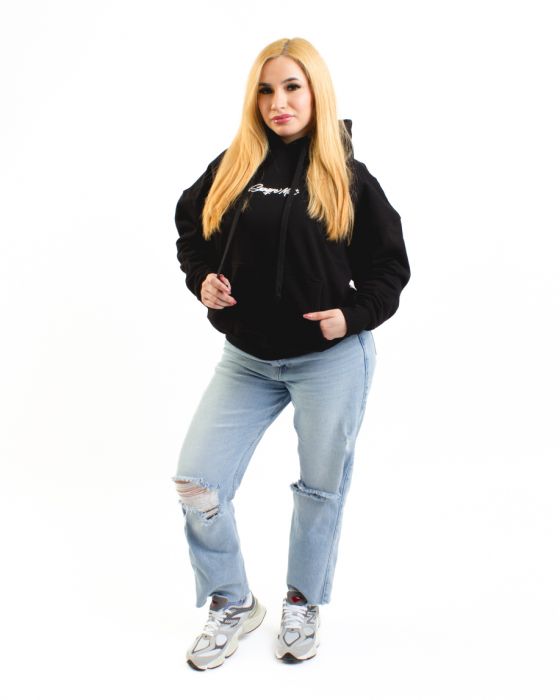 Hecho Con Amor Hoodie Black