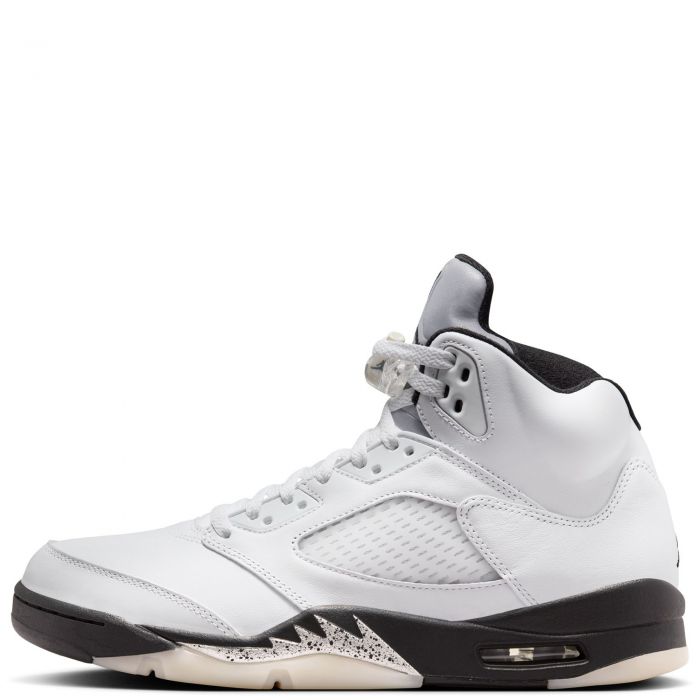 Air Jordan 5 Retro White/Black-Sail-Metallic Silver