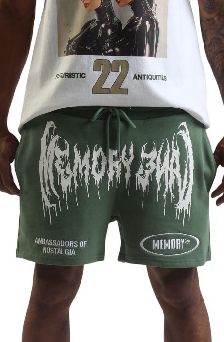 Mash Up Sweat Short  Forest