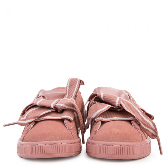 puma suede heart beige