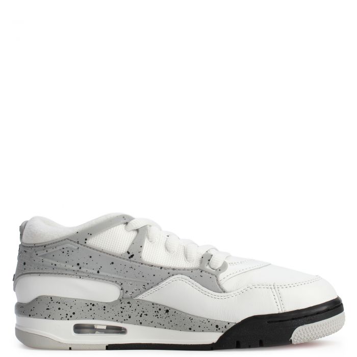 Grade-School Air Jordan 4 RM Summit White/Fire Red-Black-Matte Silver