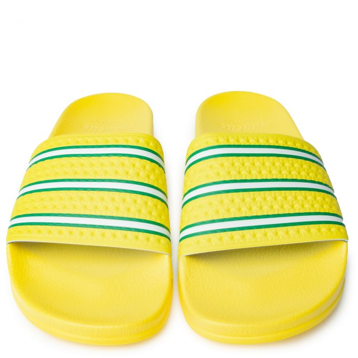 Adilette Slides Team Yellow/Green/Off-White