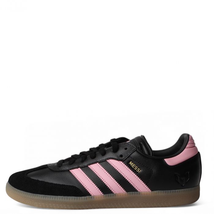 Samba Messi Indoor Soccer Shoes Core Black/Gold Met/Gum