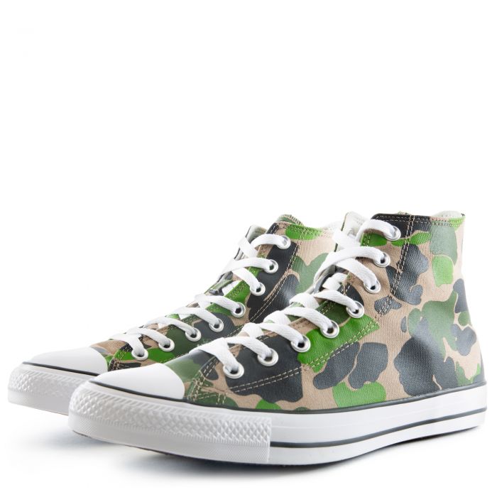 Chuck Taylor All Star Camo HI Black/Candied Ginger/White