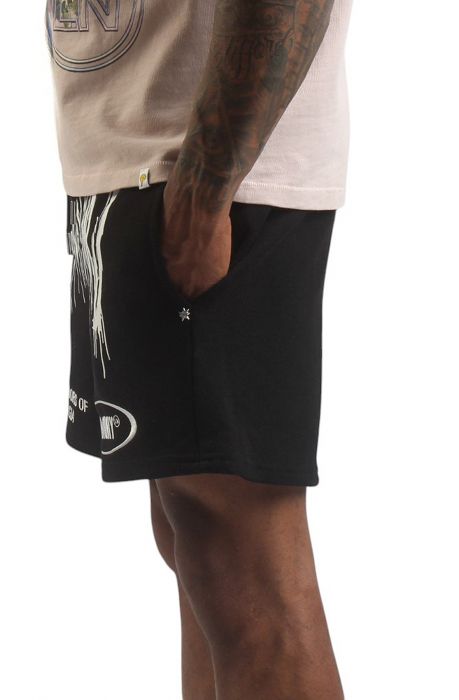 Mash Up Sweat Short  Black