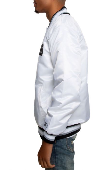 Oakland Raiders Jacket White/Black/Grey