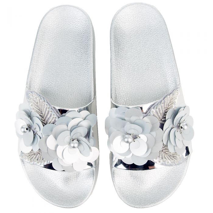 Women's Riri-310 Slide Silver