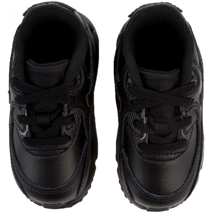 nike air max 90 black leather junior