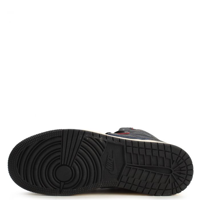 Grade-School Air Jordan 1 Retro High OG Self-Expression Black/Black-Muslin