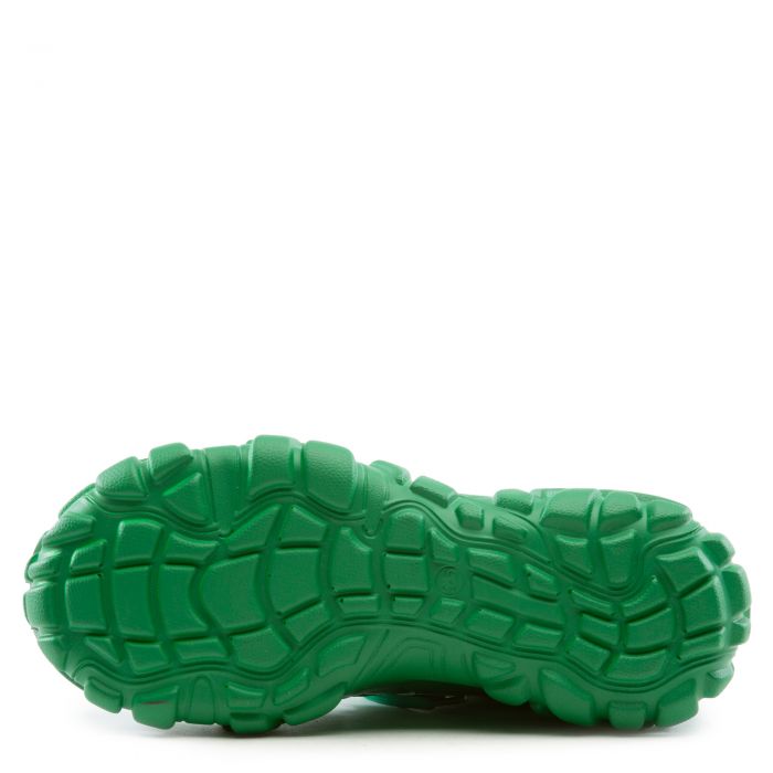 Persimmon-01 Wedge Sneakers Green