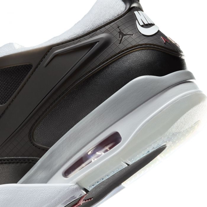 Air Jordan 4 RM Black/Fire Red-Wolf Grey-White