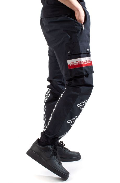 Logo Tape Dillow Pants Black Smoke-Grey Ashred Chily Pepper