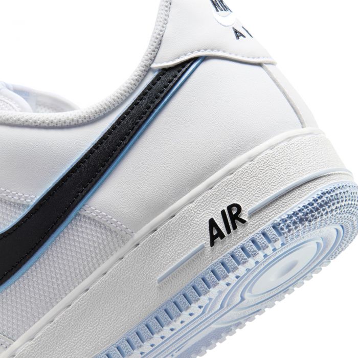 NIKE AIR FORCE 1 '07 White/White-Black-Hydrogen Blue