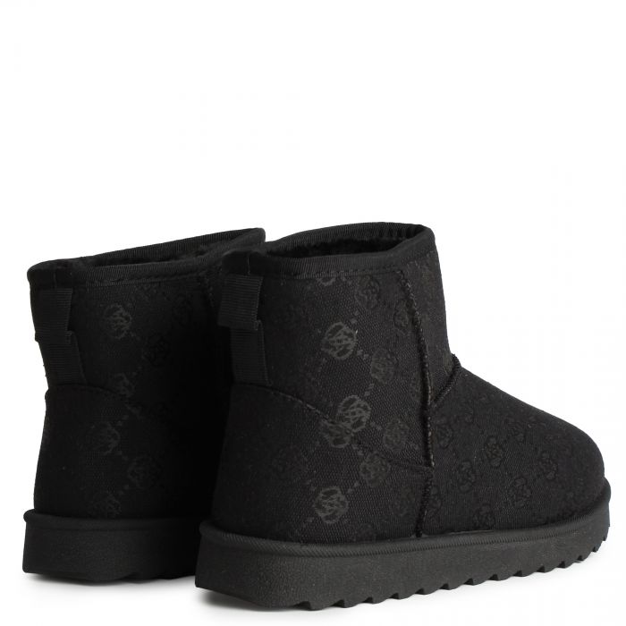  Melon-03 Ankle Bootie  Black