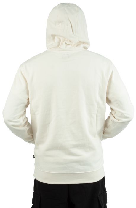 Lizard Pullover Hoodie Antique White