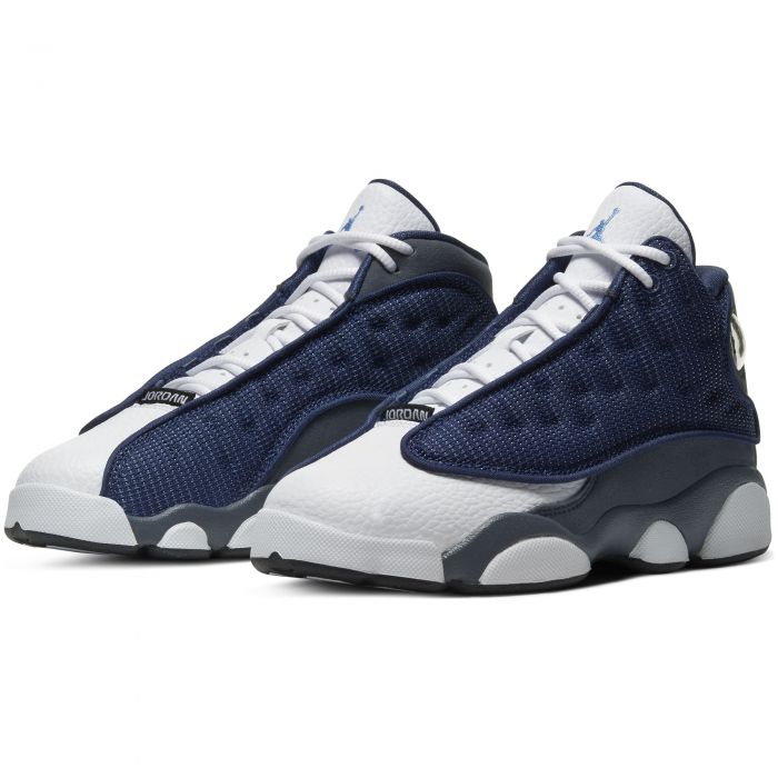 (PS) Air Jordan 13 Retro Navy/University Blue-Flint Grey-White