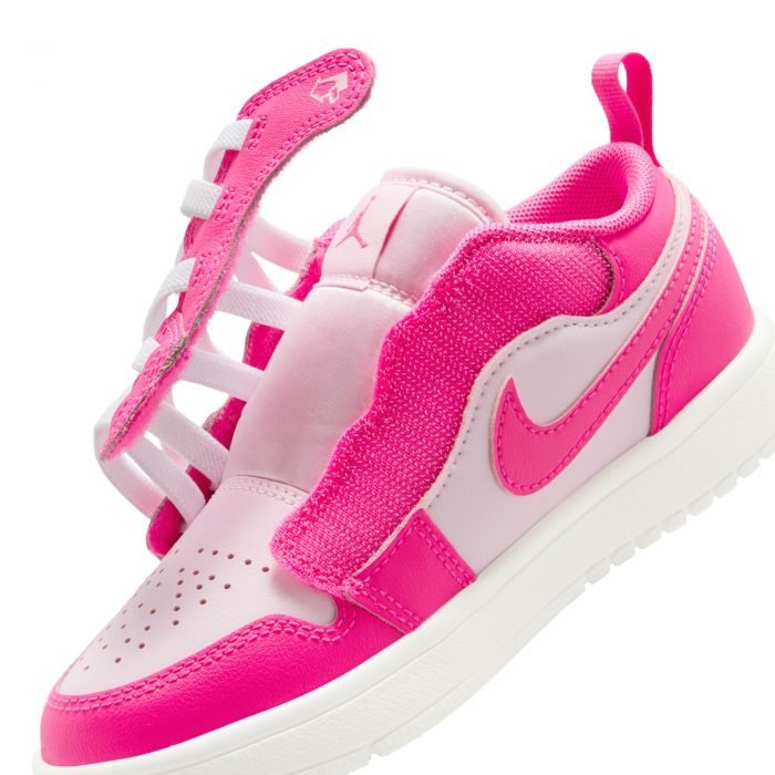 Pre-School Jordan 1 Low Alt Pink Foam/Hyper Pink-Summit White
