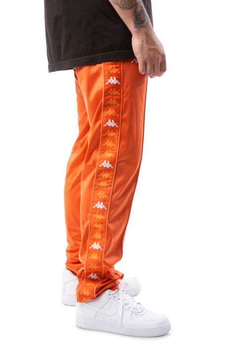 orange track pants womens