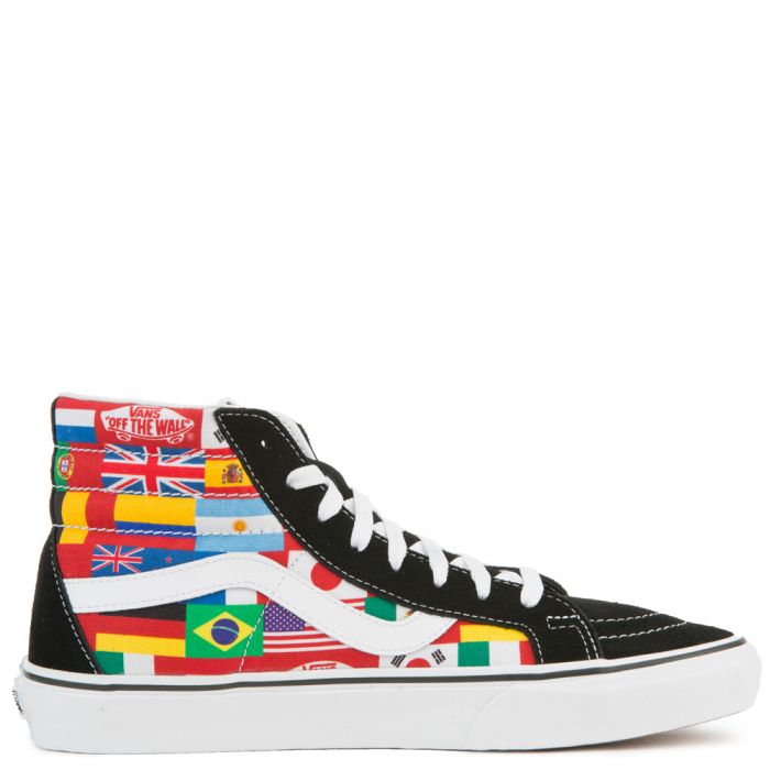 MEN'S VANS SK8-HI REISSUE MULTI/TRUE WHITE