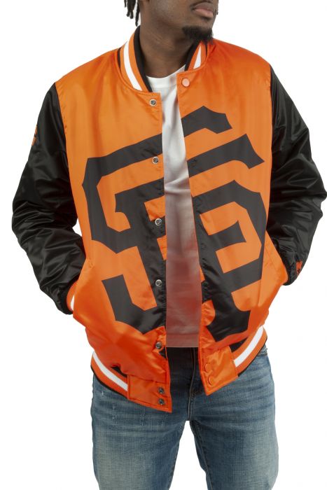 STARTER San Francisco Giants Blown Up Logo Jacket LS25J561 SFG - Shiekh