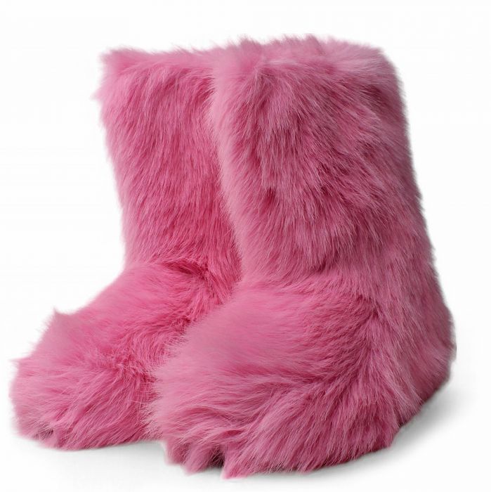 MELANIE-21 Fur Boot Pink