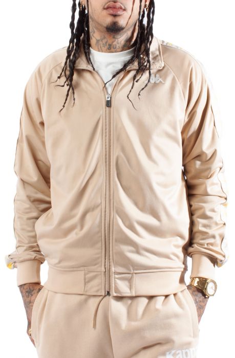 222 Banda Dullo 2 Track Jacket Beige Irish-Beige Almond-Yellow Banana-White Bright