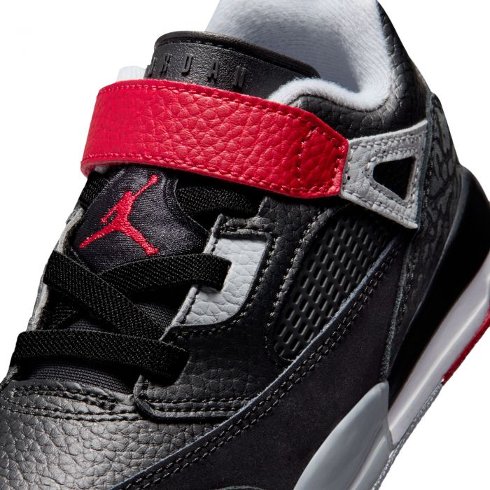 Pre-School Jordan Spizike Low Black/Gym Red-Wolf Grey-White