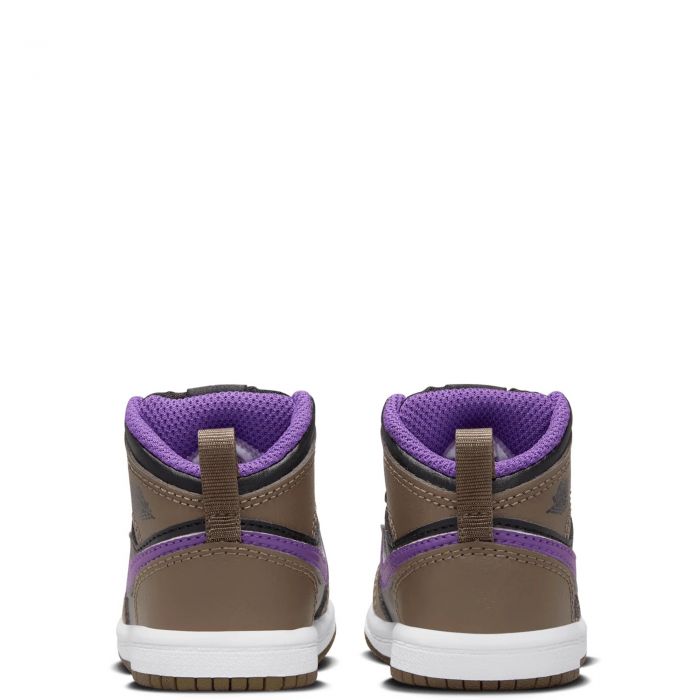 Toddler Jordan 1 Mid Palomino-Wild Berry-White