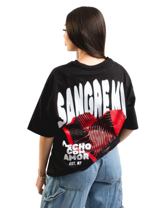 Hecho con amor t-shirt  Black