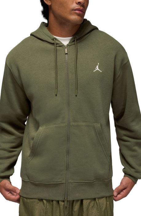 Brooklyn Fleece Full-zip Hoodie Medium Olive/Sail