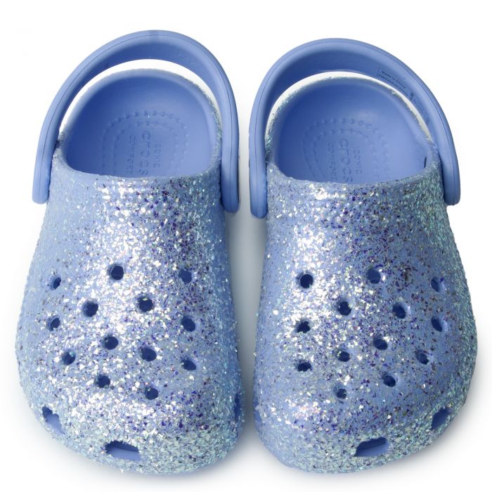 Toddler Classic Glitter Clog  Moon Jelly