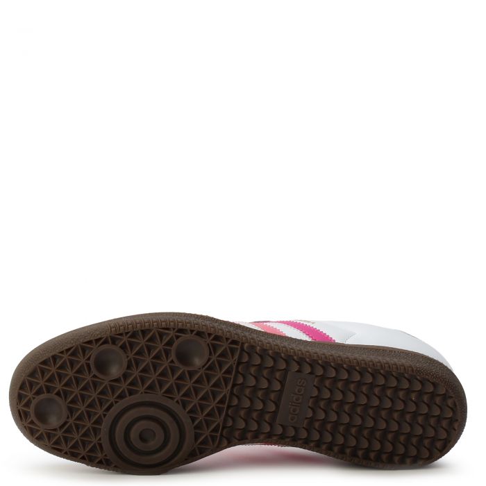 Grade-School Samba OG White/PInk