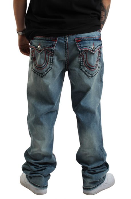 Ricky Super Triple Logo Denim Groton Light Wash