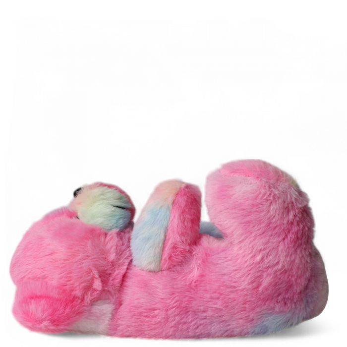 Plush-01 Bear Fuzzy Slippers Multi color