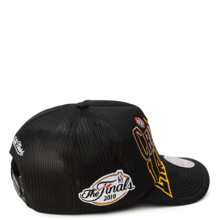 NBA Big Champ Lakers Trucker Hat  Black