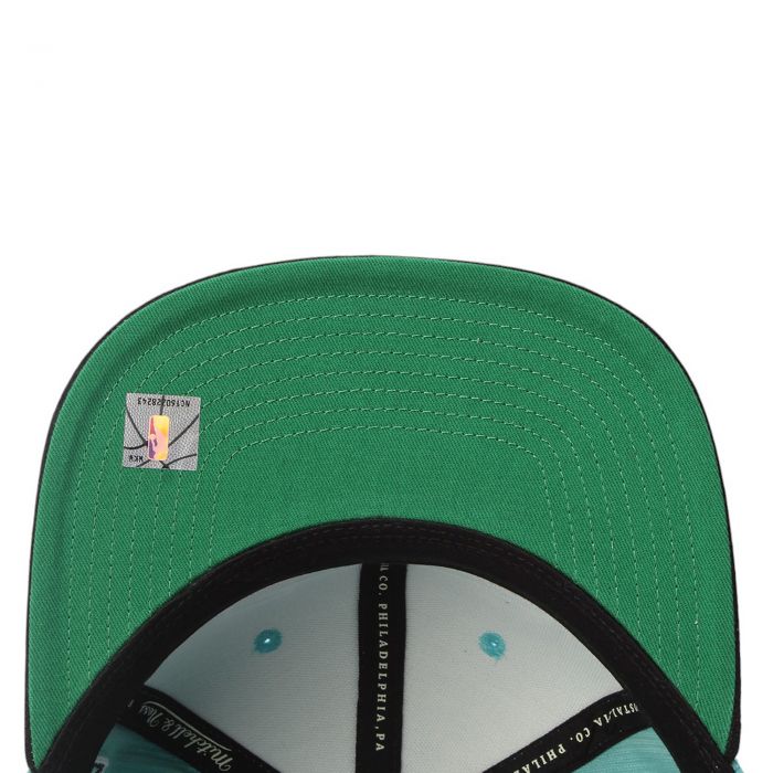 NBA San Antonio Spurs Hardwood Classics Sueduroy Snapback Hat Turquoise/Black