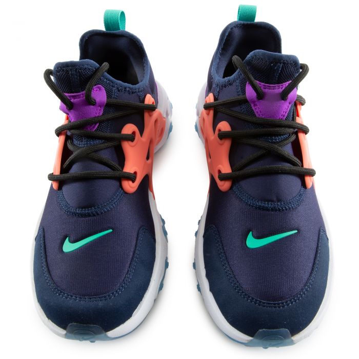(GS) React Presto Midnight Navy/Kinetic Green-Magic Ember