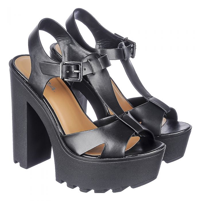 SHIEKH Women's LabS High Heel Sandal FD LABS/ALL BLACK Shiekh