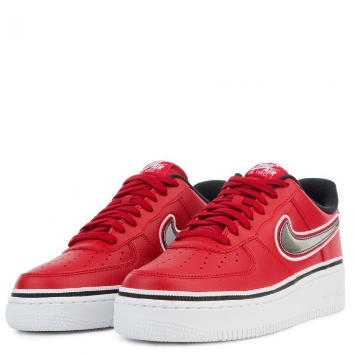 air force 1 lv8 red black