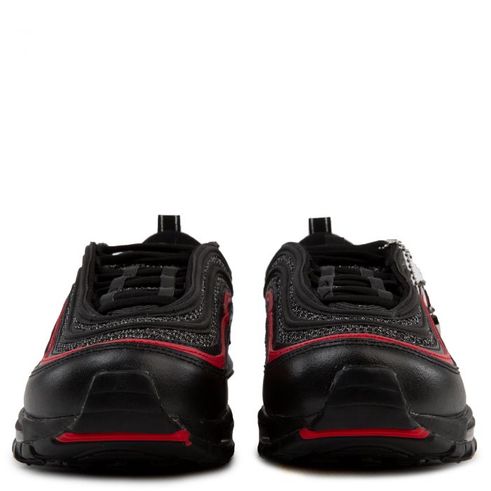 Women's Air Max 97 Black/University Red-Metallic Silver