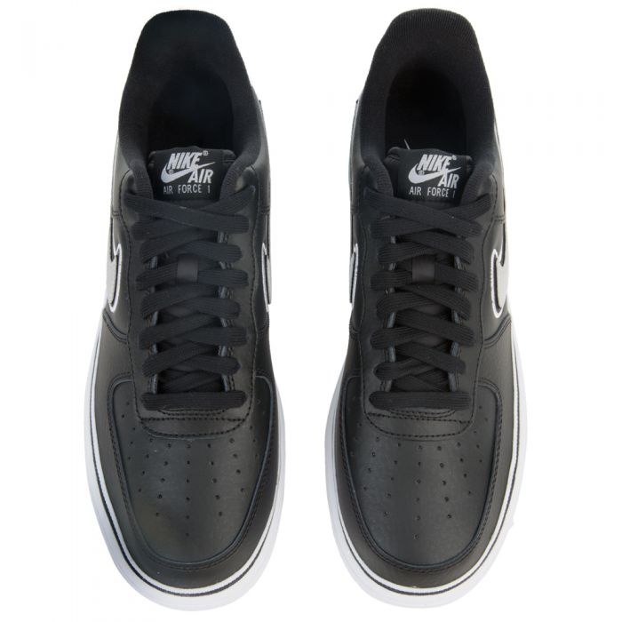 nike air force 1 sage low black white