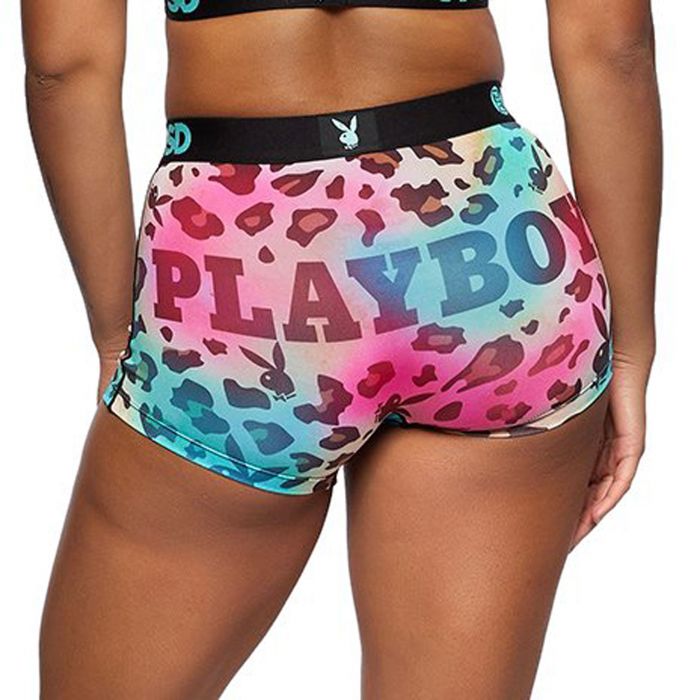 Playboy- Wild Bunny Boy Short Leopard Multi