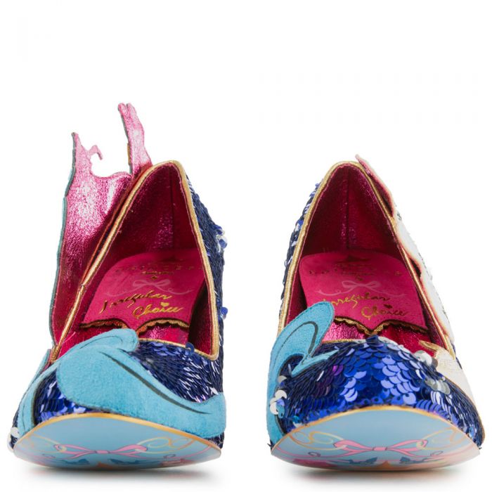 IRREGULAR CHOICE Disney x Irregular Choice You Rubbed? 4492-05A-BLU-WHT ...